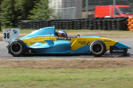 Det blev en trist weekend for danske Steffen Møller fra Team Formula Sport.